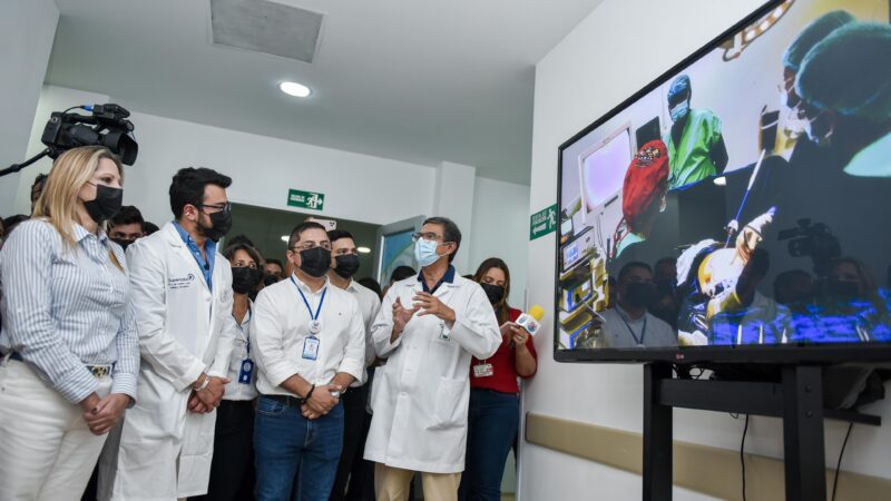 Con equipos entregados por el Gobierno del Cesar, Hospital Rosario Pumarejo de López realizó primera cirugía con laparoscopia
