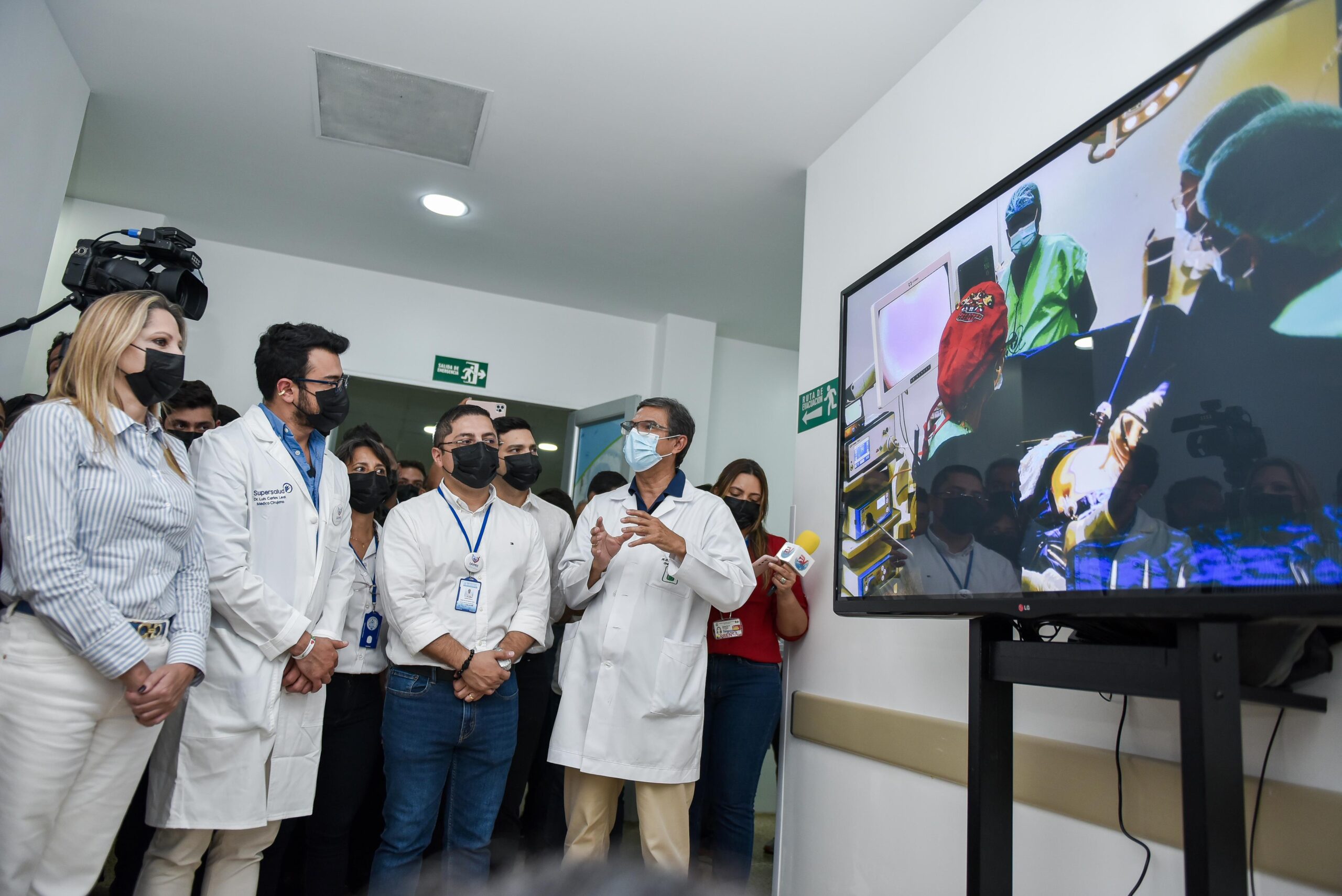 Con equipos entregados por el Gobierno del Cesar, Hospital Rosario Pumarejo de López realizó primera cirugía con laparoscopia