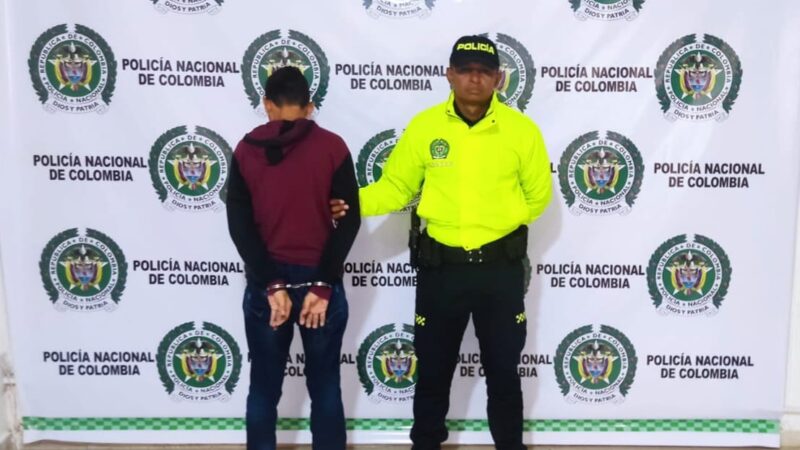 Capturado hombre de 40 años de edad por el delito de acto sexual con menor de 14 años en Valledupar