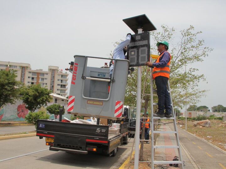 Secretaría de Tránsito y Transporte de Valledupar instaló radares de velocidad en puntos críticos