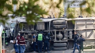 Accidente en carreteras de México deja al hasta el momento 14 muertos y más de 30 heridos