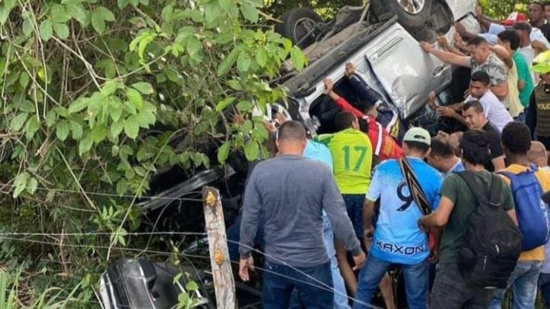 Accidente de tránsito que sufrió el alcalde de la Jagua de Ibirico, dejó una persona muerta