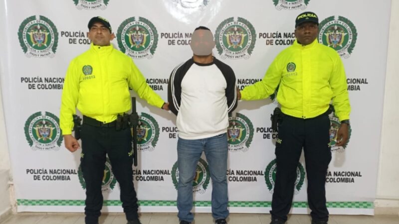 Capturan en Valledupar a un hombre por violencia intrafamiliar agravada