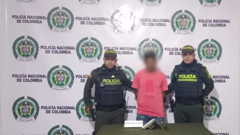 Capturan tres hombres portando armas de fuego y estupefacientes en diferentes sectores de Valledupar