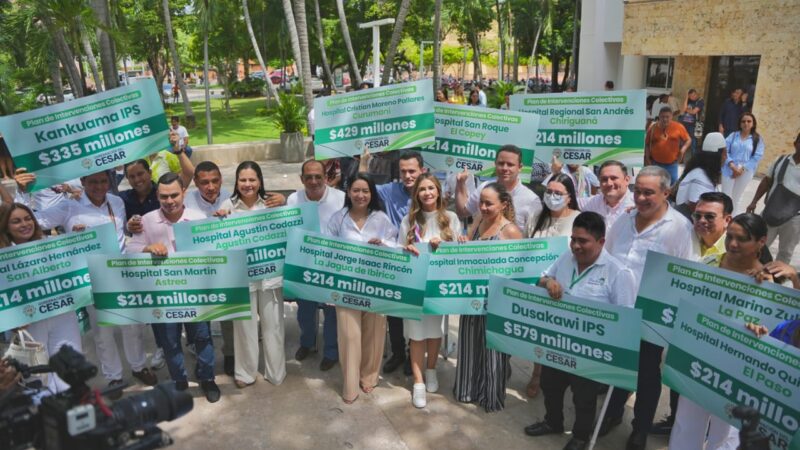 Gobernación del Cesar realizará millonaria inversión para 15 hospitales y 3 IPS indígenas