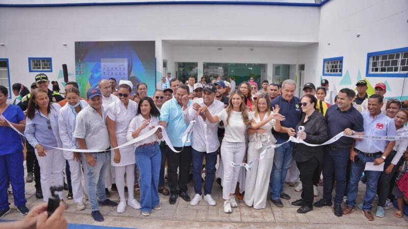 Gobernadora del Cesar inauguró un moderno hospital en La Loma, Cesar