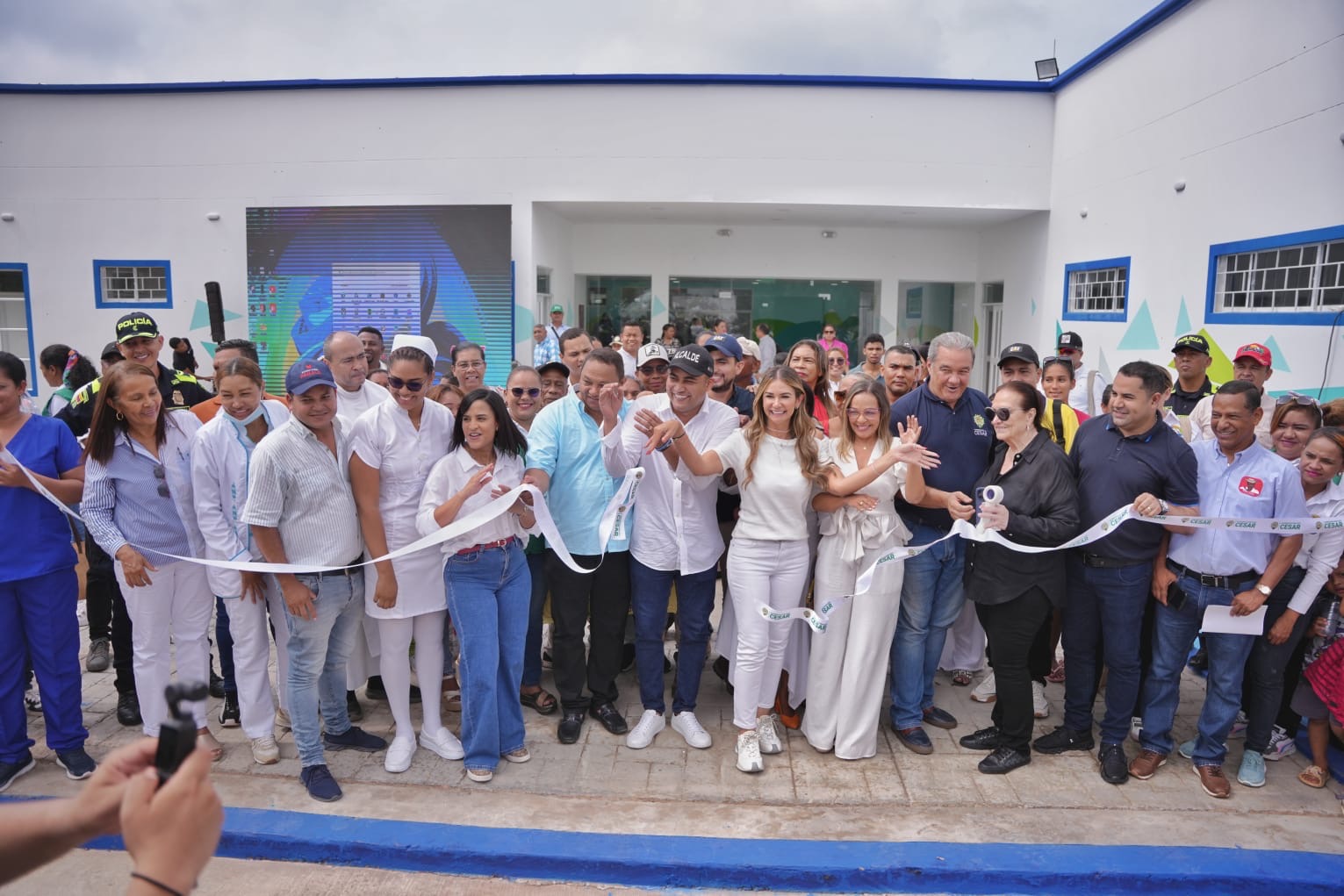 Gobernadora del Cesar inauguró un moderno hospital en La Loma, Cesar