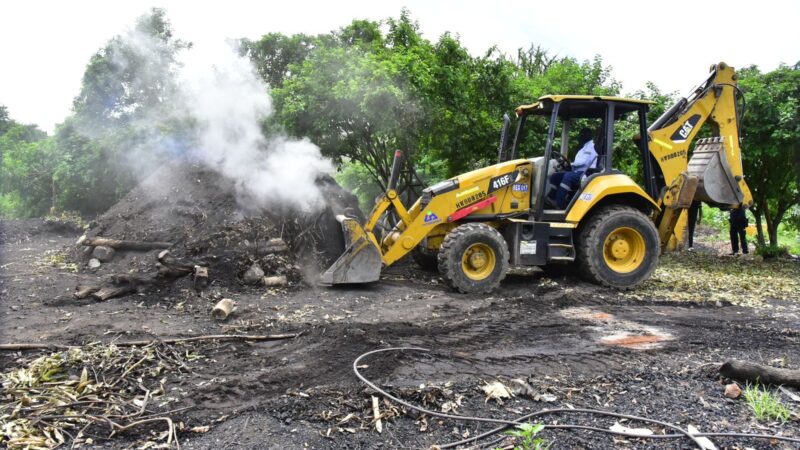 Administración Municipal destruyó hornos ilegales en el antiguo lote de Idema