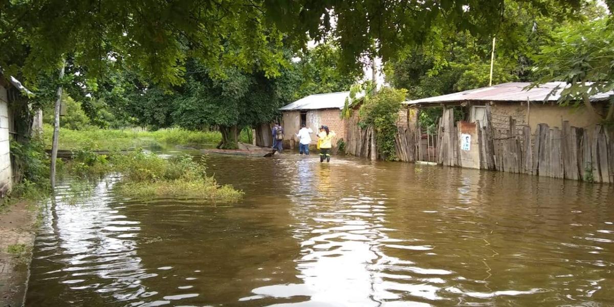 Alerta en Cesar por Fenómeno de La Niña, varios municipios inundados