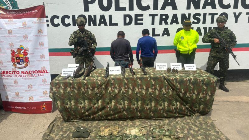 Muere uno y capturan a dos personas en medio de un operativo en la vía Riohacha – Maicao