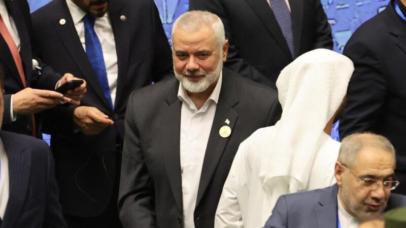 Asesinan en Irán al líder político de Hamás Ismail Haniyeh