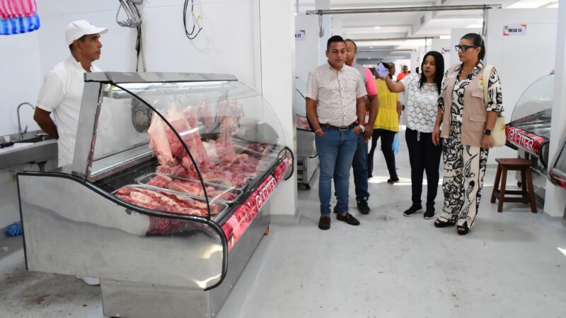 Secretaría Local de Salud garantiza cumplimiento de normas de higiene y salubridad en pabellón de Carnes del Mercado Público