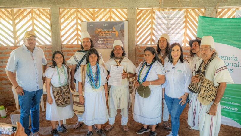 Resguardo indígena arhuacos de la sierra recibió la segunda ampliación de su territorio por 985 hectáreas