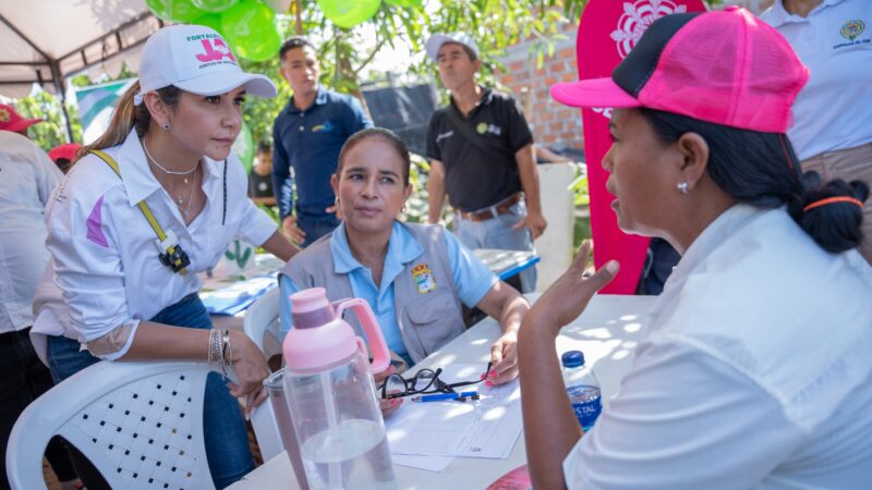 Gobierno del Cesar lideró jornada de Atención Integral Conjunta en Vista Hermosa y Singapur