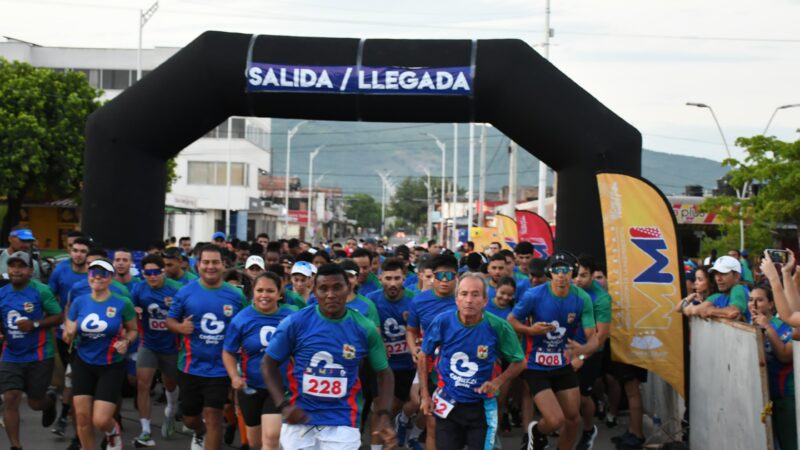Más de 500 personas participaron en la carrera Codazzi bonito organizada por Comfacesar y la alcaldía