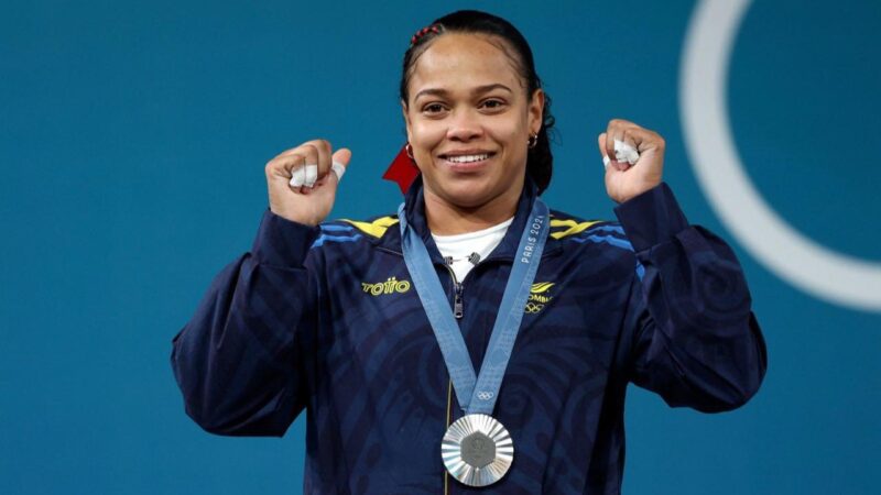 Mari Leivis Sánchez, medalla de plata en la categoría de 71 kilogramos en París 2024