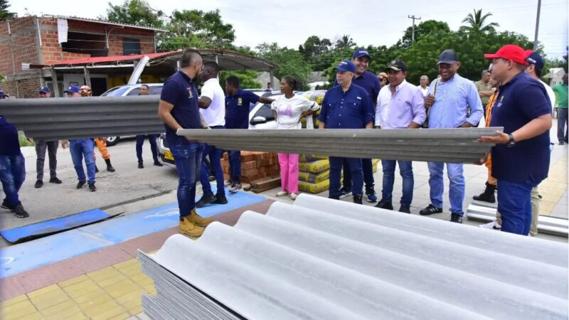 Alcaldía entregó ayudas a 43 familia afectadas por vendaval en Guacoche