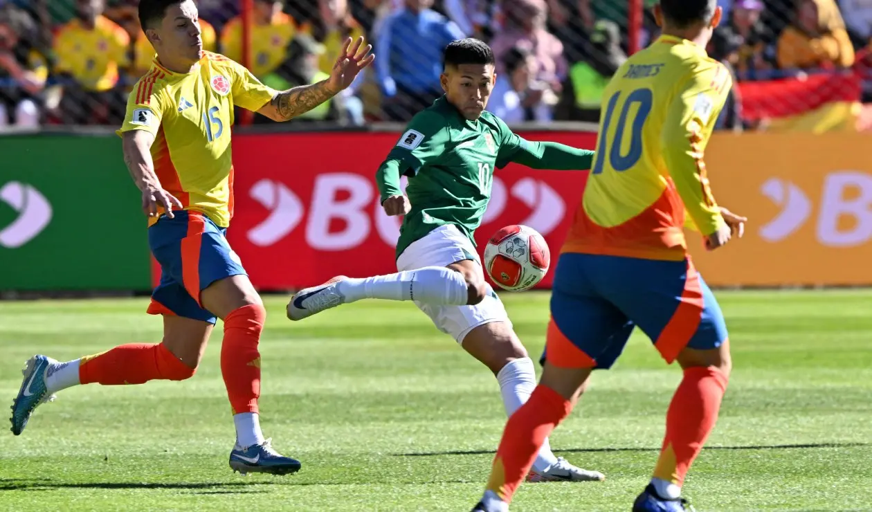 Colombia dejo su invicto en El Alto: Bolivia ganó y se ilusiona con llegar al mundial del 2026