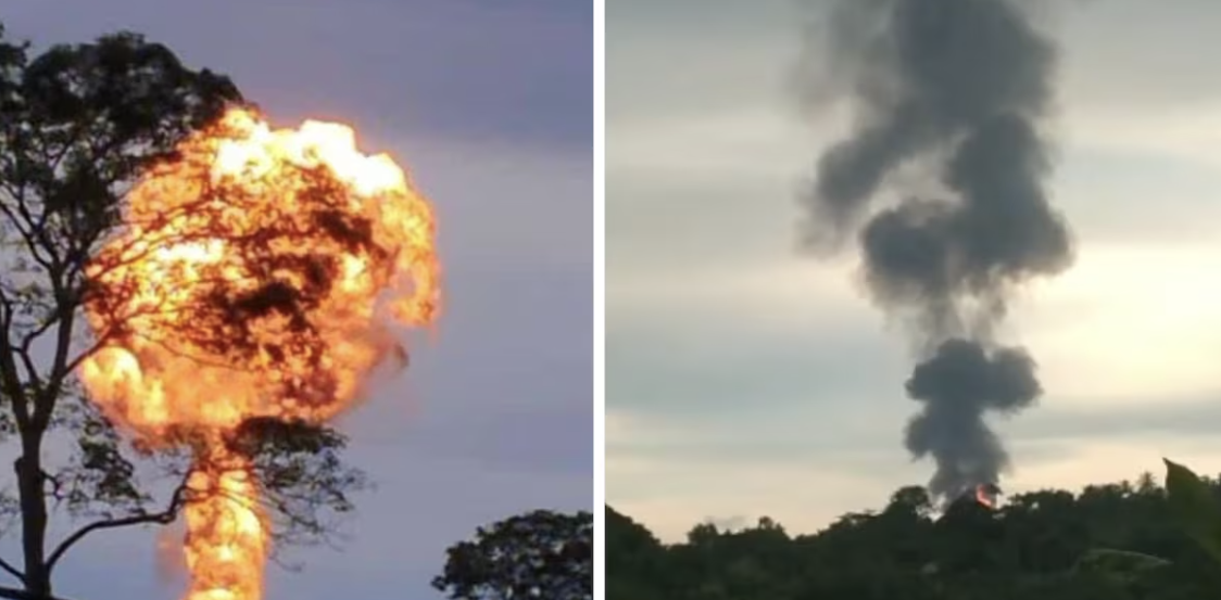 Volcán de lodo San José Mulatos en Necoclí hizo erupción
