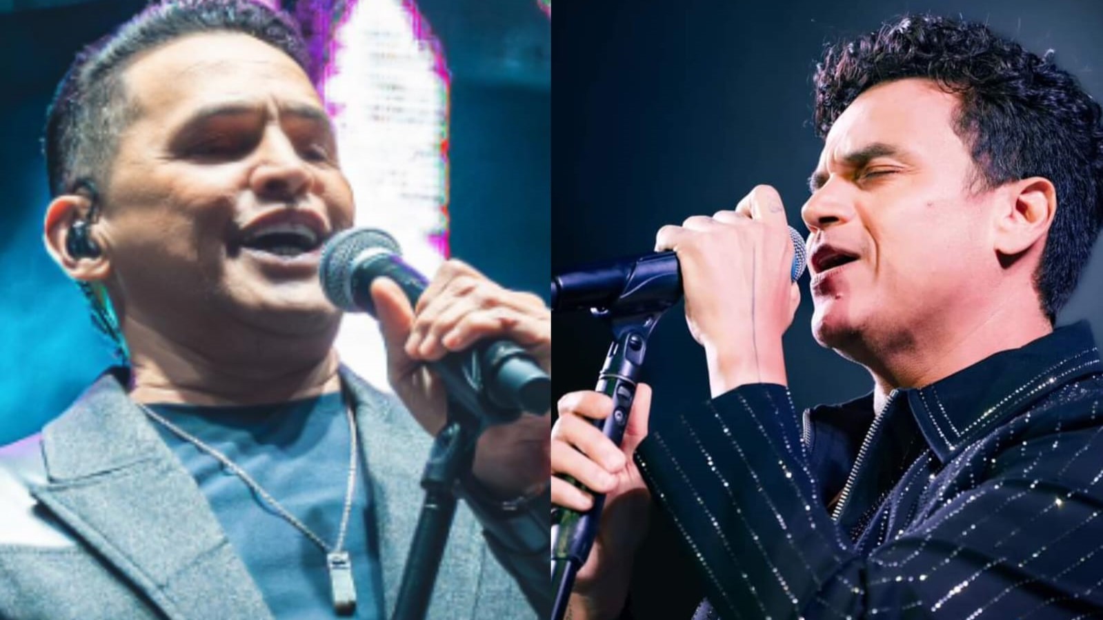 Jorge Celedón y Silvestre Dangond, en el mismo escenario de las fiestas patronales