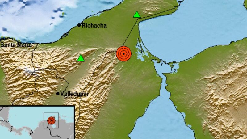 Servicio Geológico Colombiano registró sismo que se sintió en Valledupar