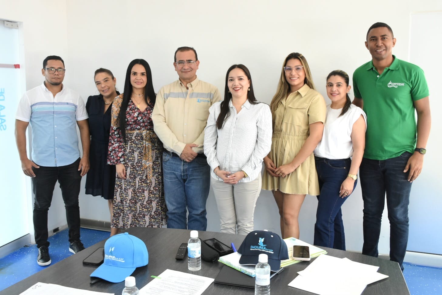 Emdupar y Corpocesar acuerdan la agenda 2025