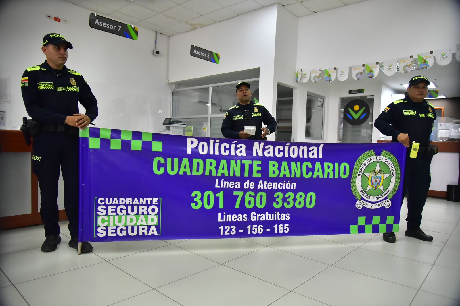 Alcaldía de Valledupar y Policía Metropolitana refuerzan seguridad bancaria durante temporada navideña