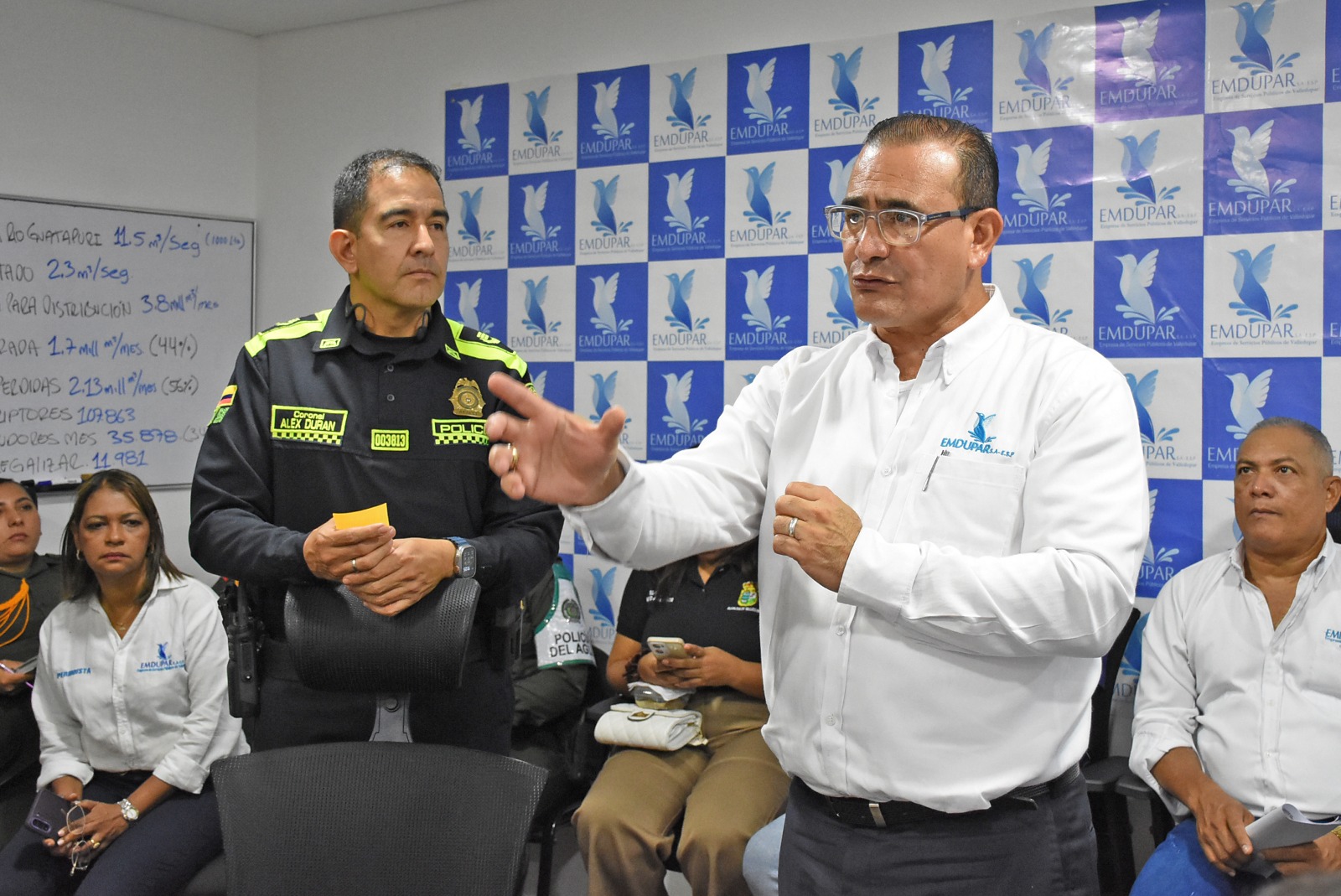 Agente Especial de Emdupar hizo gran convocatoria para desarrollar el Plan Integral de Seguridad del Agua