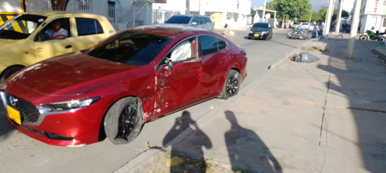 Escolta de la Gobernadora del Cesar resulta herido en accidente vial