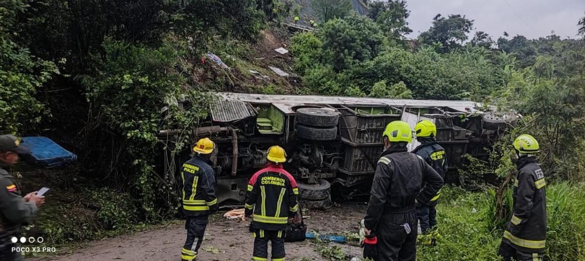 Estas son las trece personas fallecidas en el grave accidente de un bus que iba de Cali hacia Ipiales