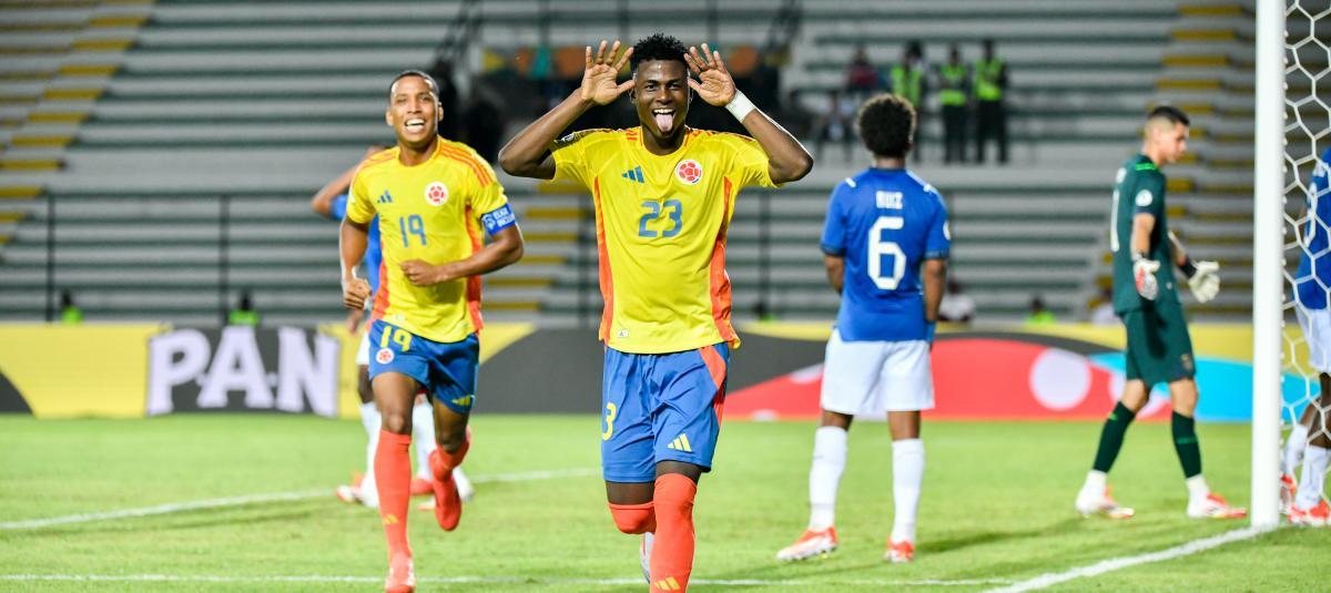 Colombia vence a Ecuador y se afianza en el grupo B del Sudamericano Sub-20