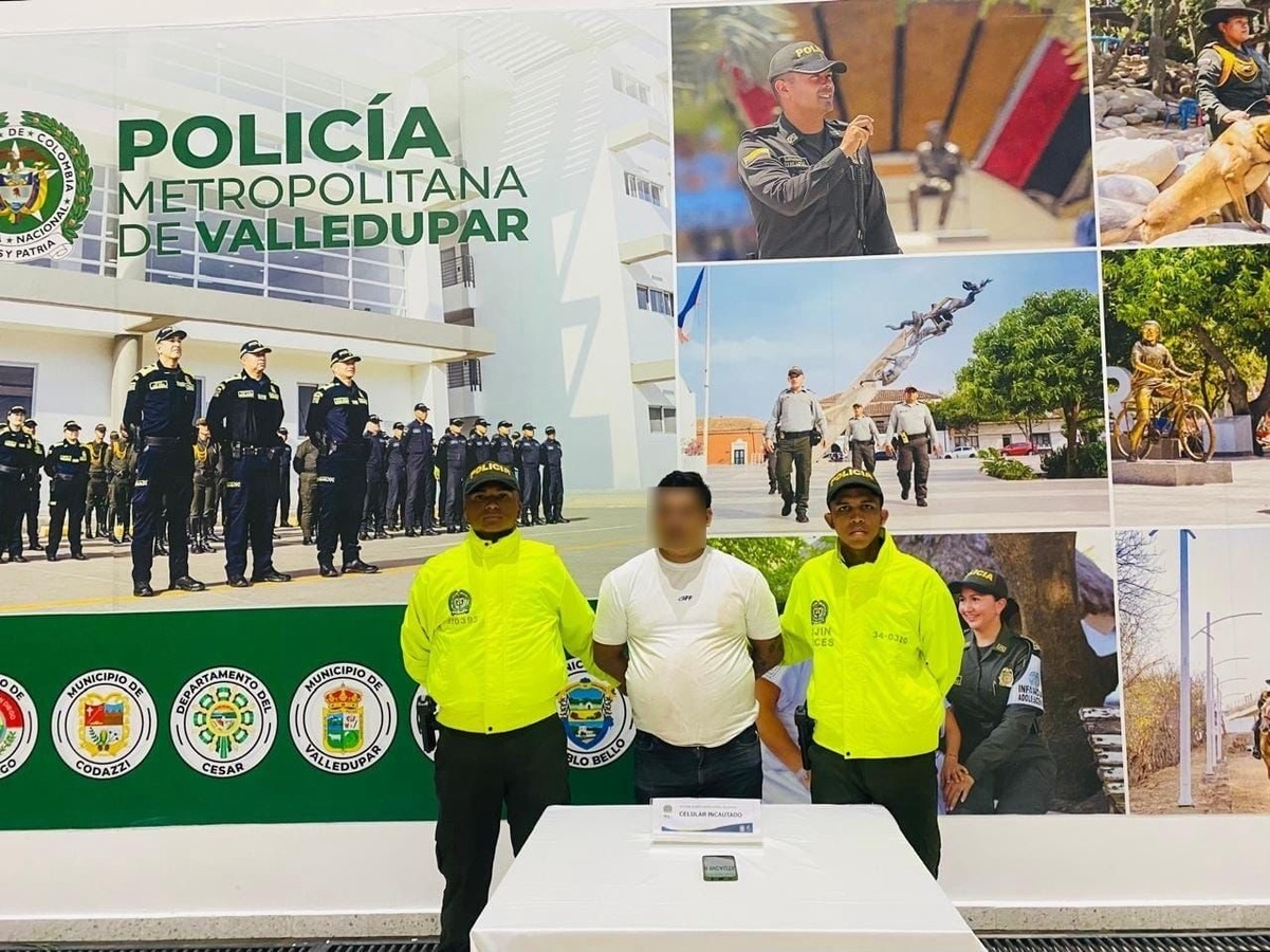 Capturan a presunto cabecilla de las Autodefensas Gaitanistas de Colombia en Valledupar