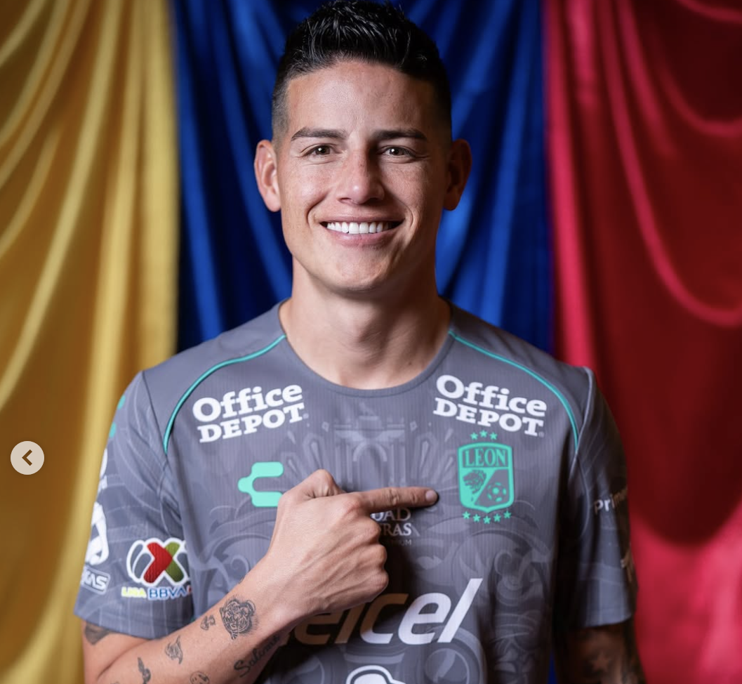James Rodríguez es nuevo jugador de León, de México