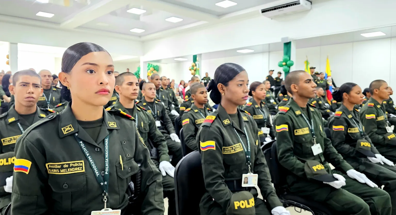 Policía Metropolitana de Valledupar incorporó 38 nuevos uniformados para reforzar la seguridad  