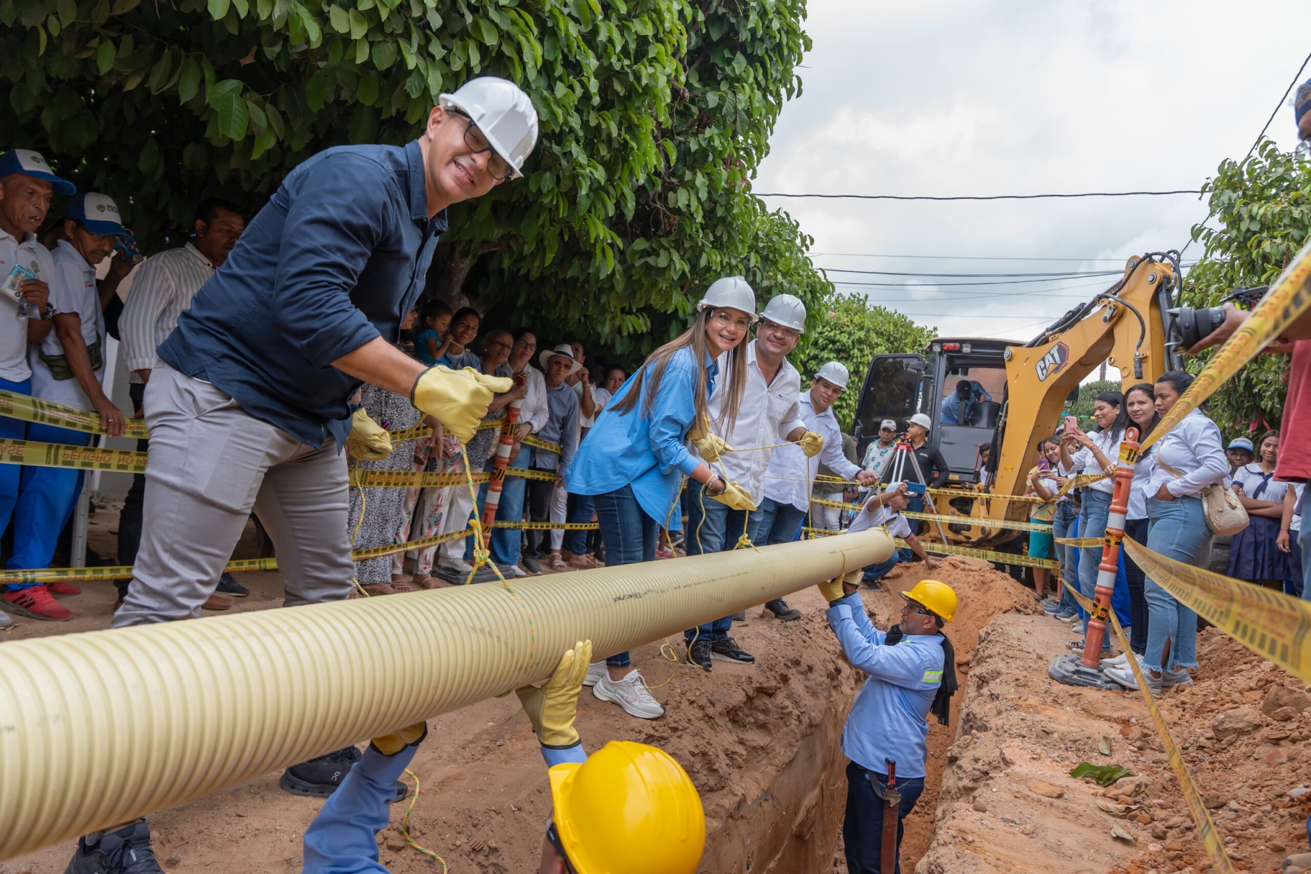 Gobierno del Cesar inició la construcción del alcantarillado sanitario en Mandinguilla