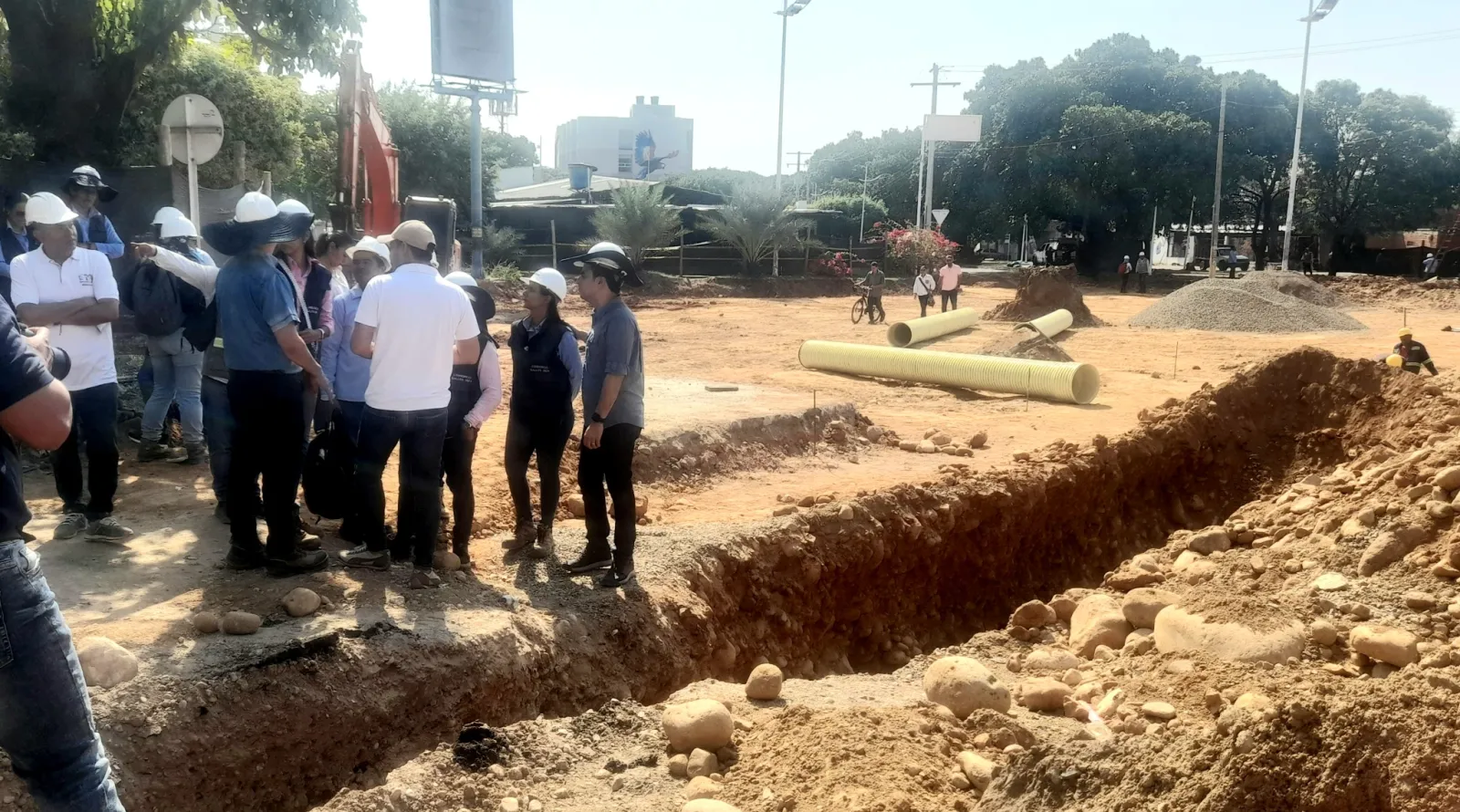 Emdupar y SIVA coordinan reposición de redes húmedas entre glorietas María Mulata y Los Gallos
