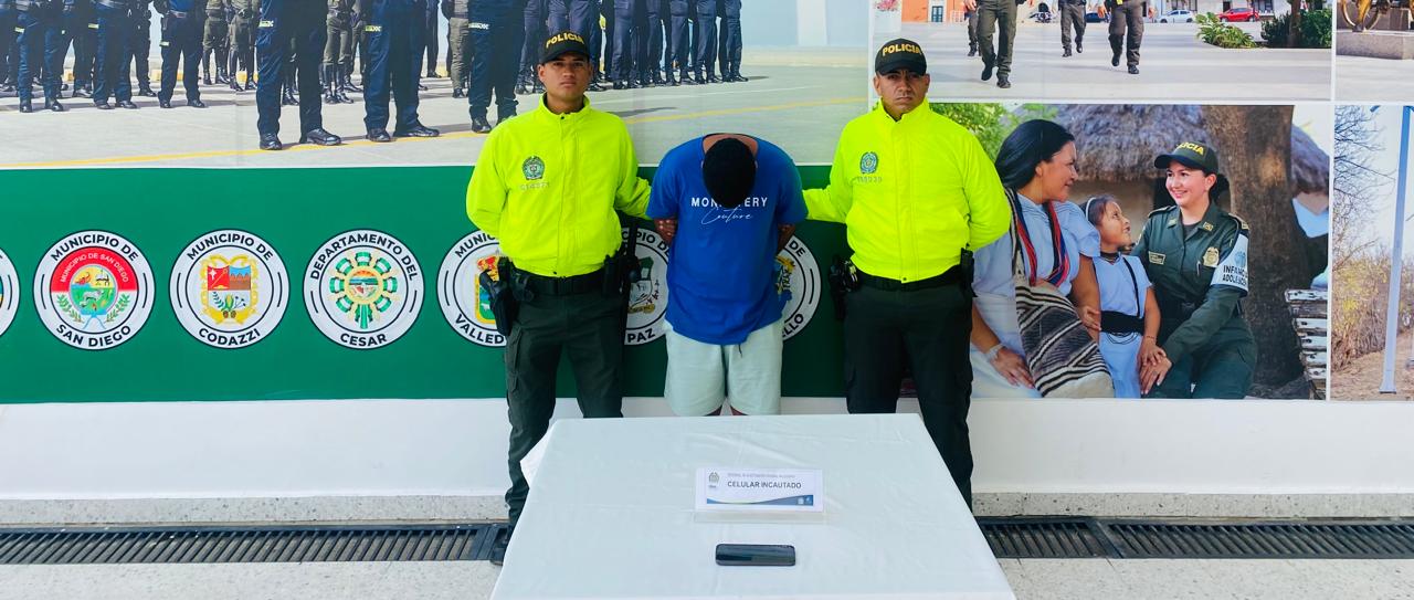 Capturan a otro de los más buscados de Valledupar