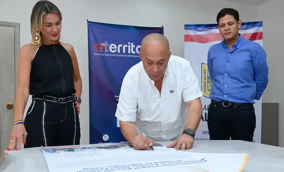 Alcaldía de Valledupar y ENTerritorio firmaron convenio para estructuración de la avenida Santo Eccehomo
