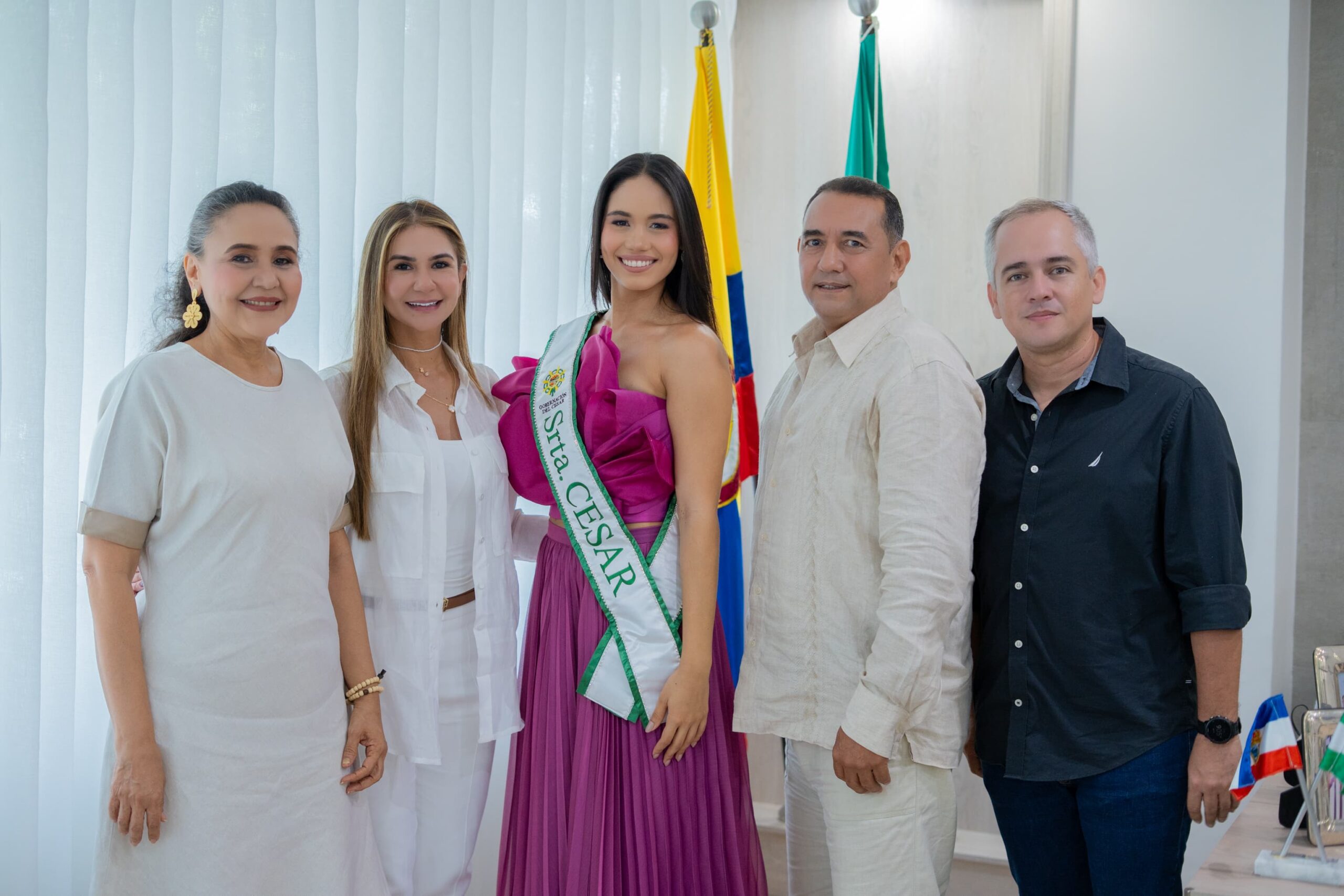 Gobernadora del Cesar recibió a la Señorita Cesar 2025