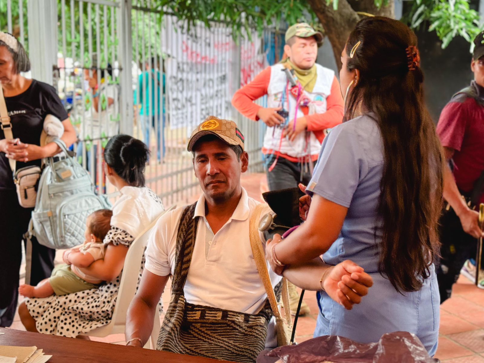 Secretaría Local de Salud llevó Atención Integral a Kankuamos desplazados en Casa Indígena