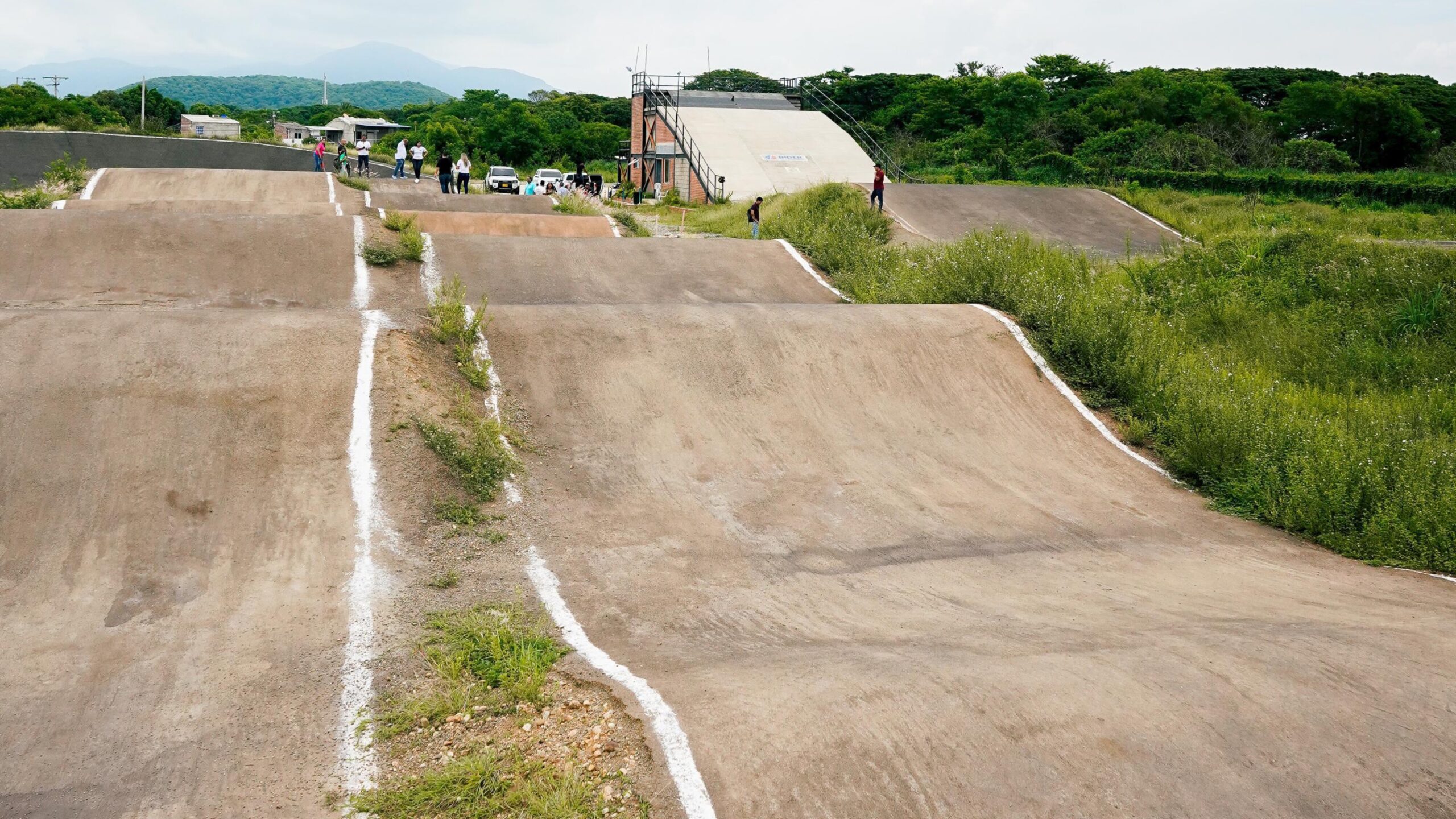 Por esta razón no puden intervenir la pista de BMX que ya presenta deterioro