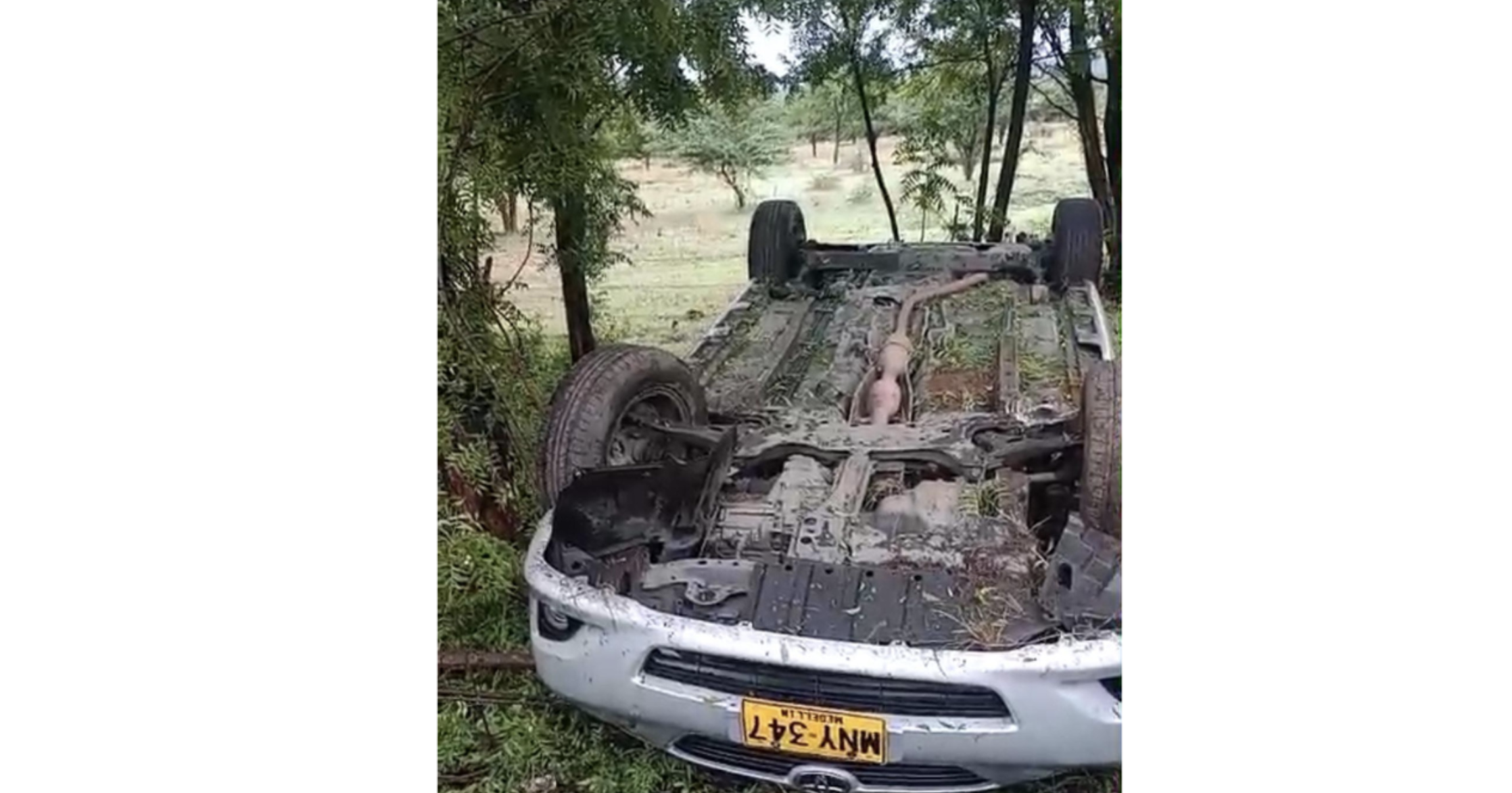 Milagroso: ocupantes resultaron ilesos tras volcamiento de vehículo en vía San Juan–Valledupar