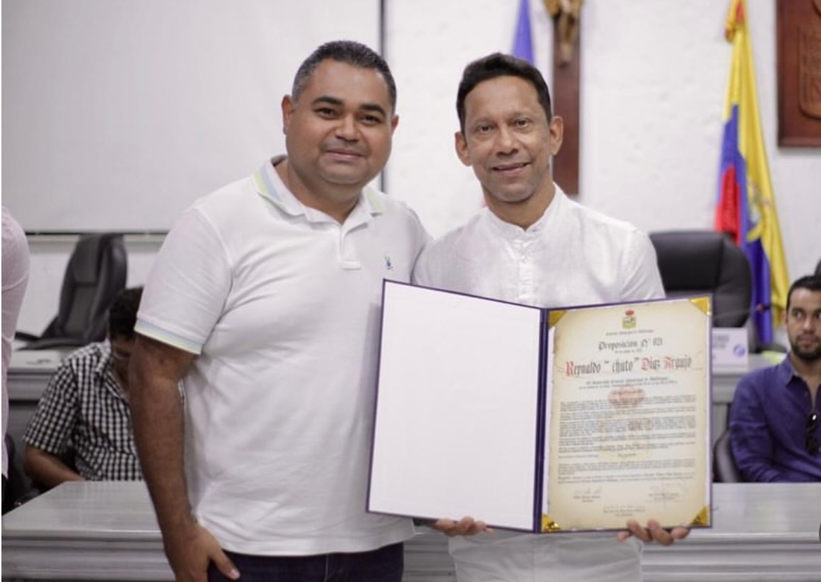 Concejo de Valledupar exaltó carrera musical del compositor ‘Chuto’ Díaz
