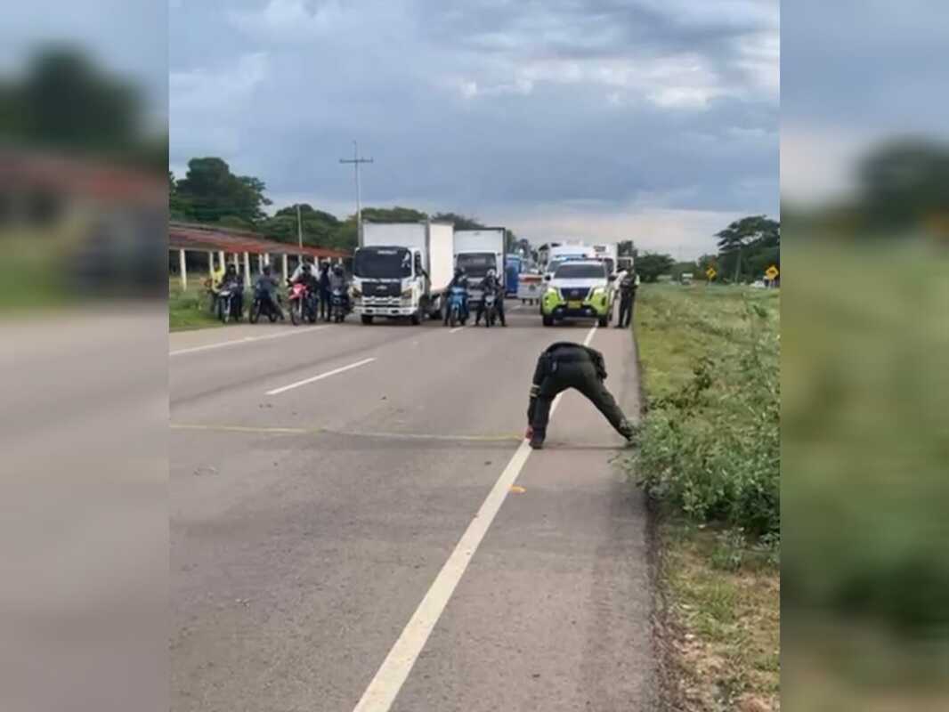 Fatal accidente en la vía entre Pueblo Nuevo y Valledupar: conductor se dio a la fuga