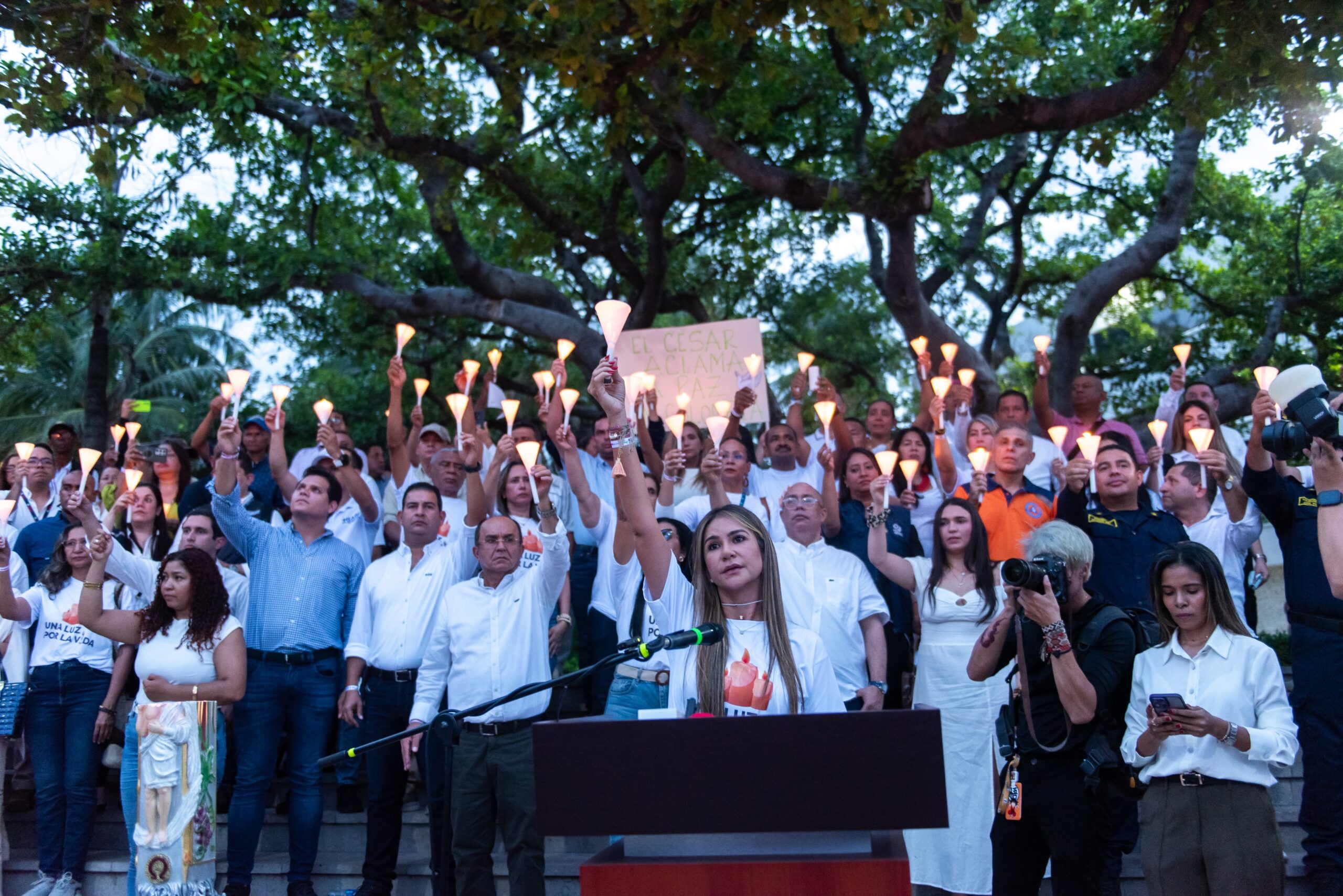El Cesar se une al llamado nacional con una luz por la vida y la reconciliación