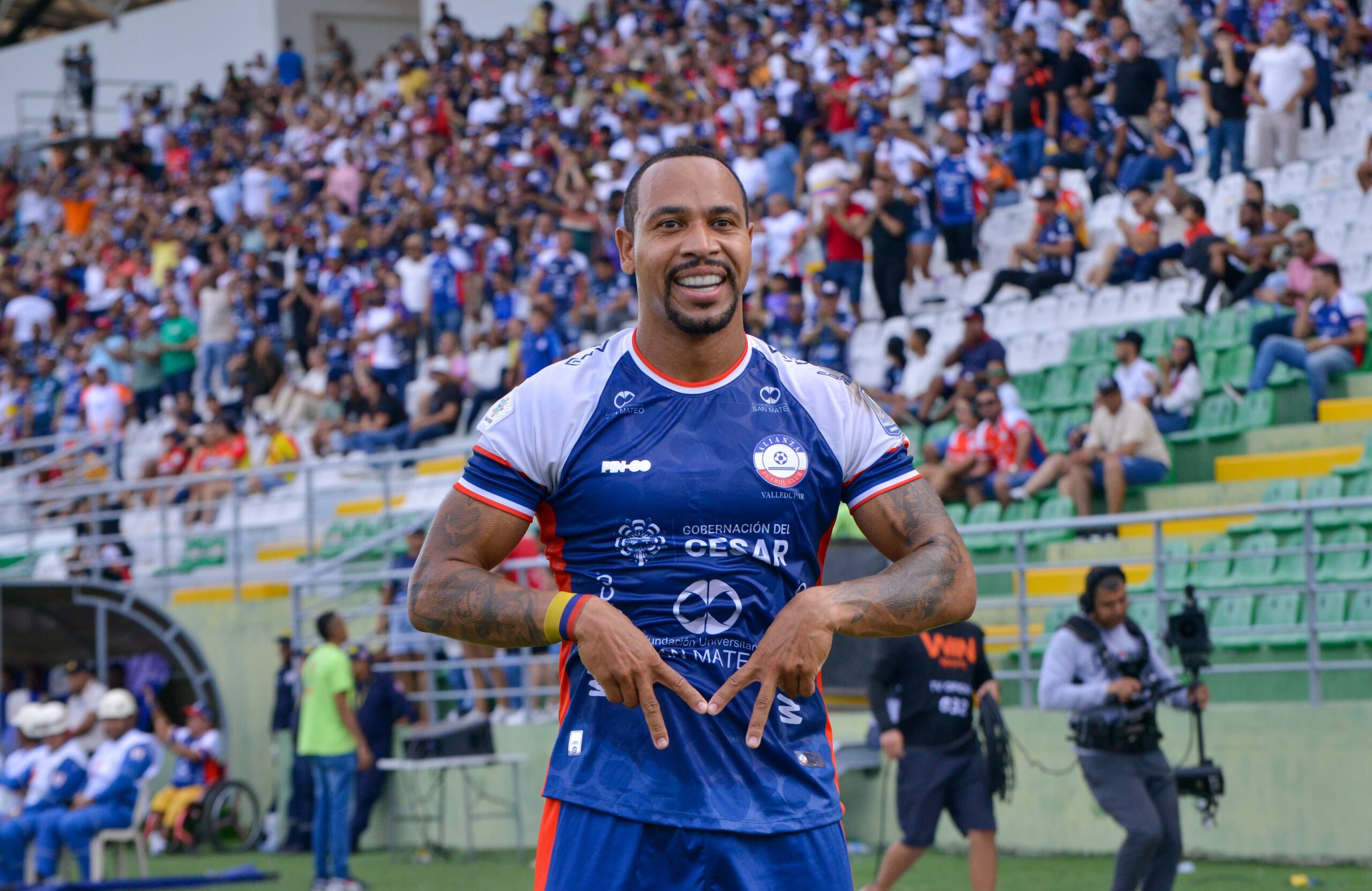Alianza Valledupar celebra su primer triunfo en casa con gol de Edgar Felipe Pardo