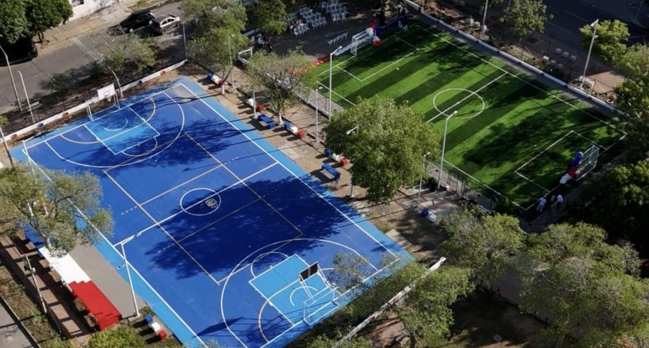 Gobierno del alcalde Ernesto Orozco arregló y modernizó parque El Viajero