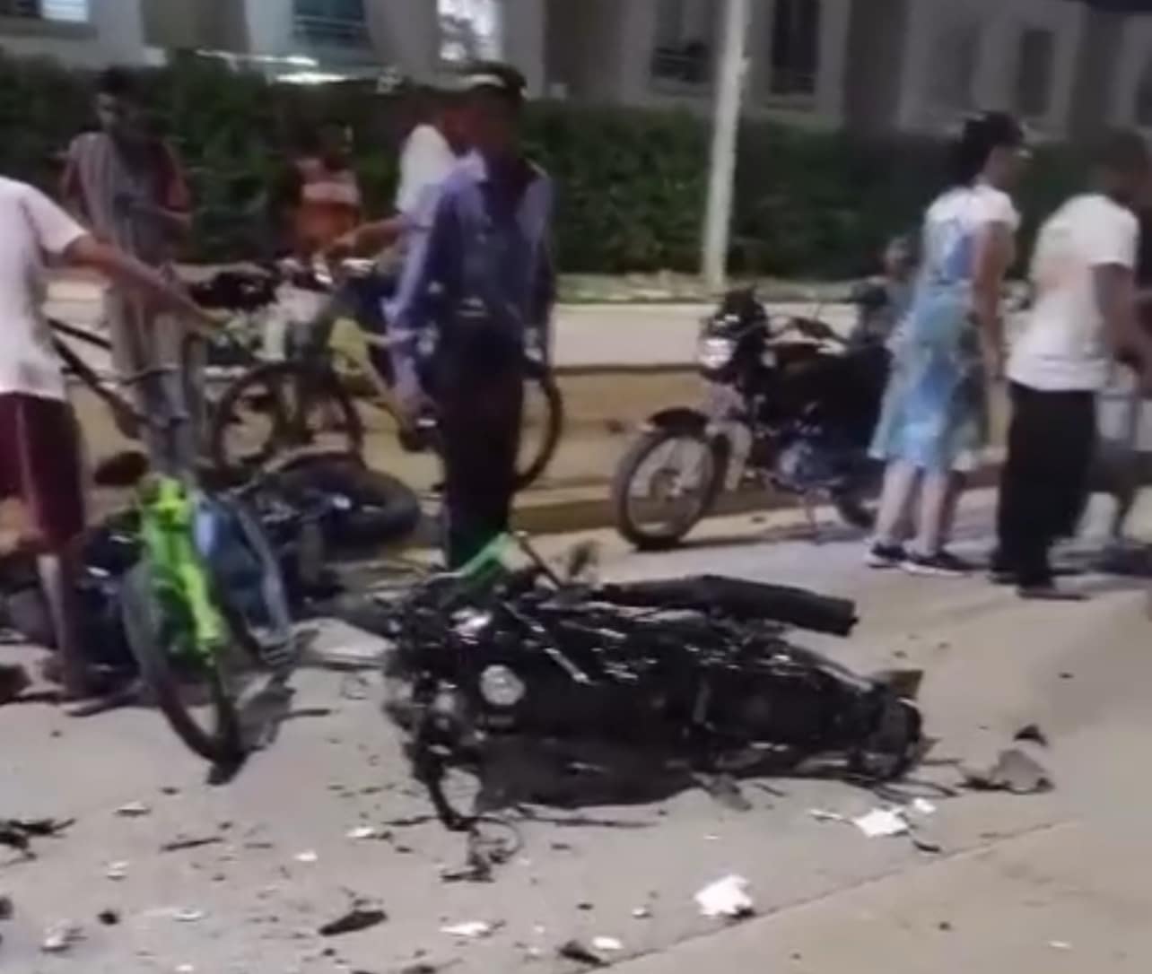 Dos jóvenes murieron en accidente de tránsito en la Avenida Sierra Nevada de Valledupar