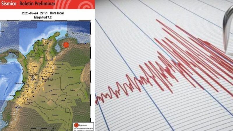 Nuevo sismo de 7,2 sacude Venezuela y se siente en varias regiones de Colombia
