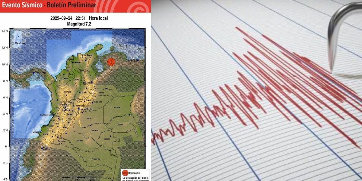 Nuevo sismo de 7,2 sacude Venezuela y se siente en varias regiones de Colombia